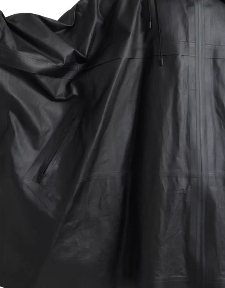 Bottega Veneta 100% Calf Leather trench coat in black — view 6