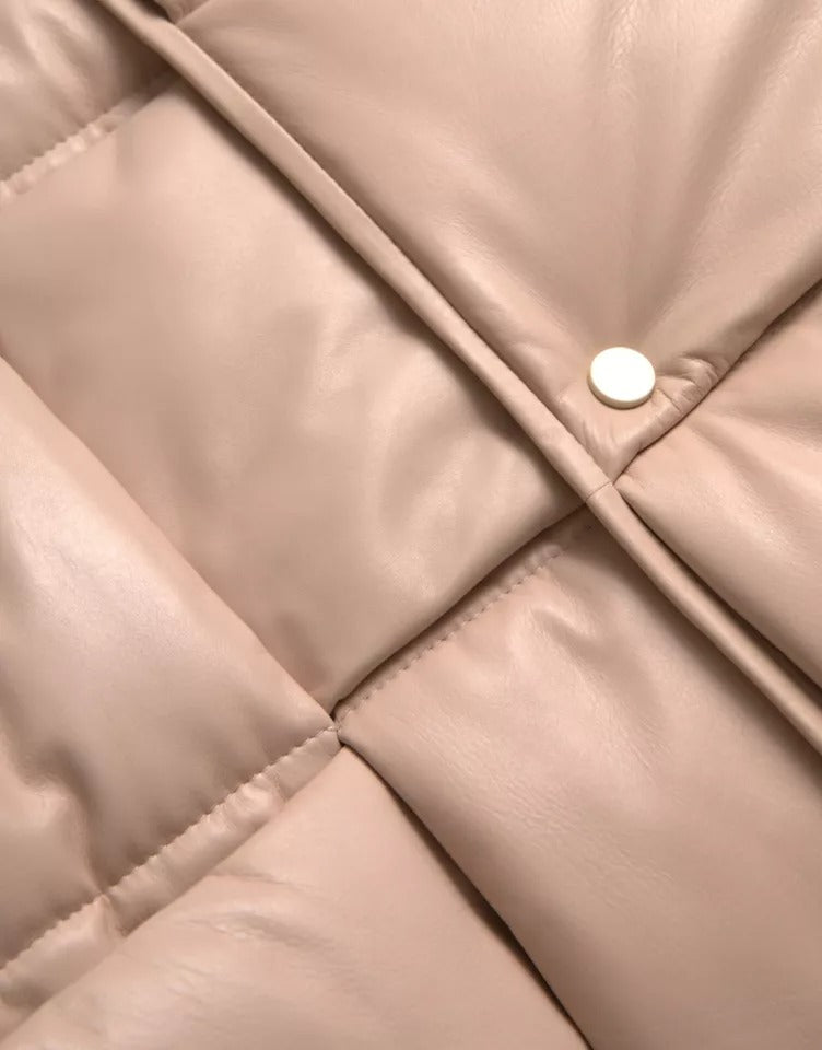 Bottega Veneta 100% Calf Leather vest in beige — view 5