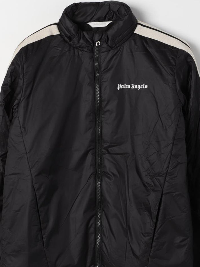 Logo Light Puffer Jacket Black Piumino
