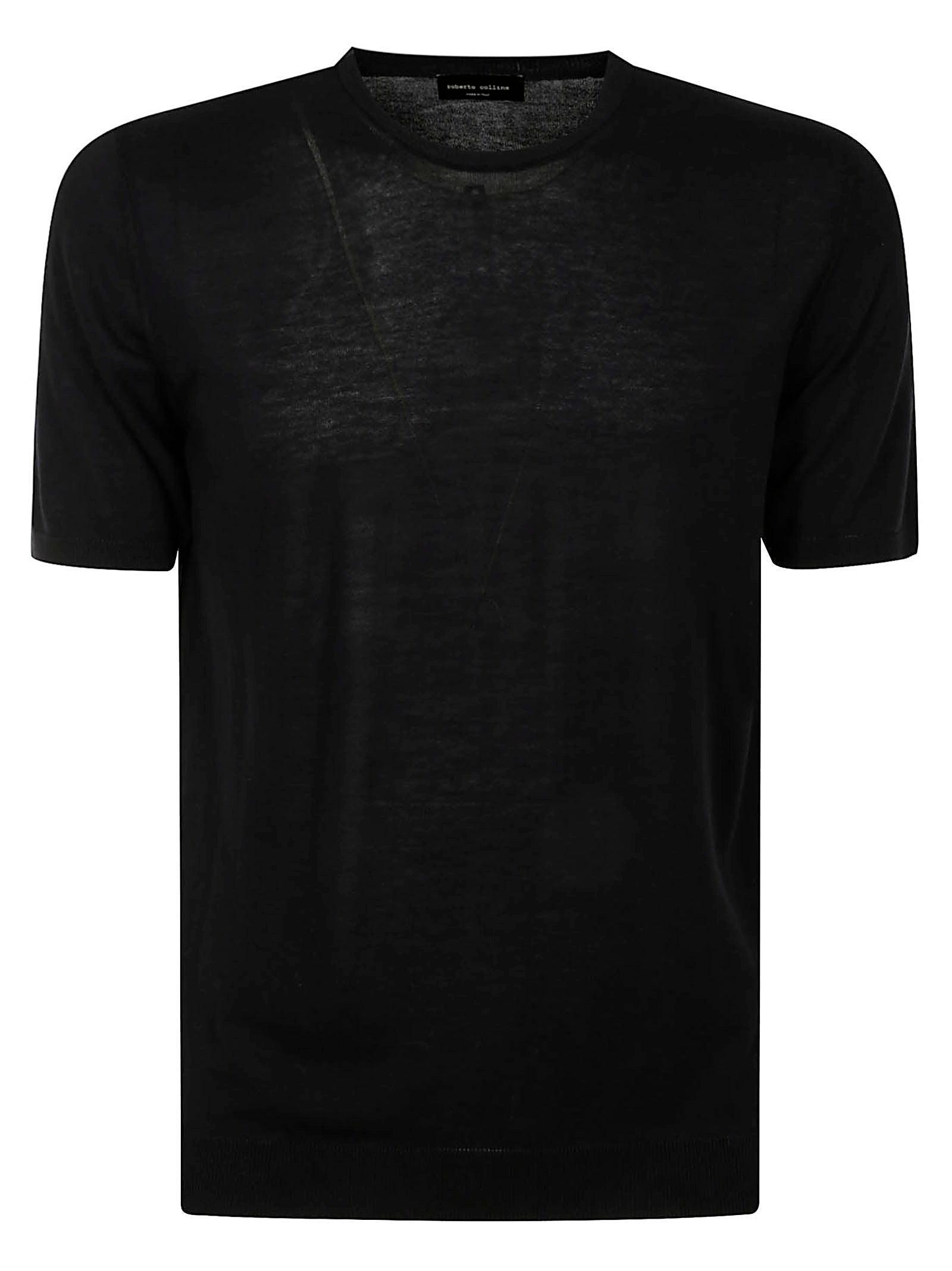 Roundneck Ss Black Sweater