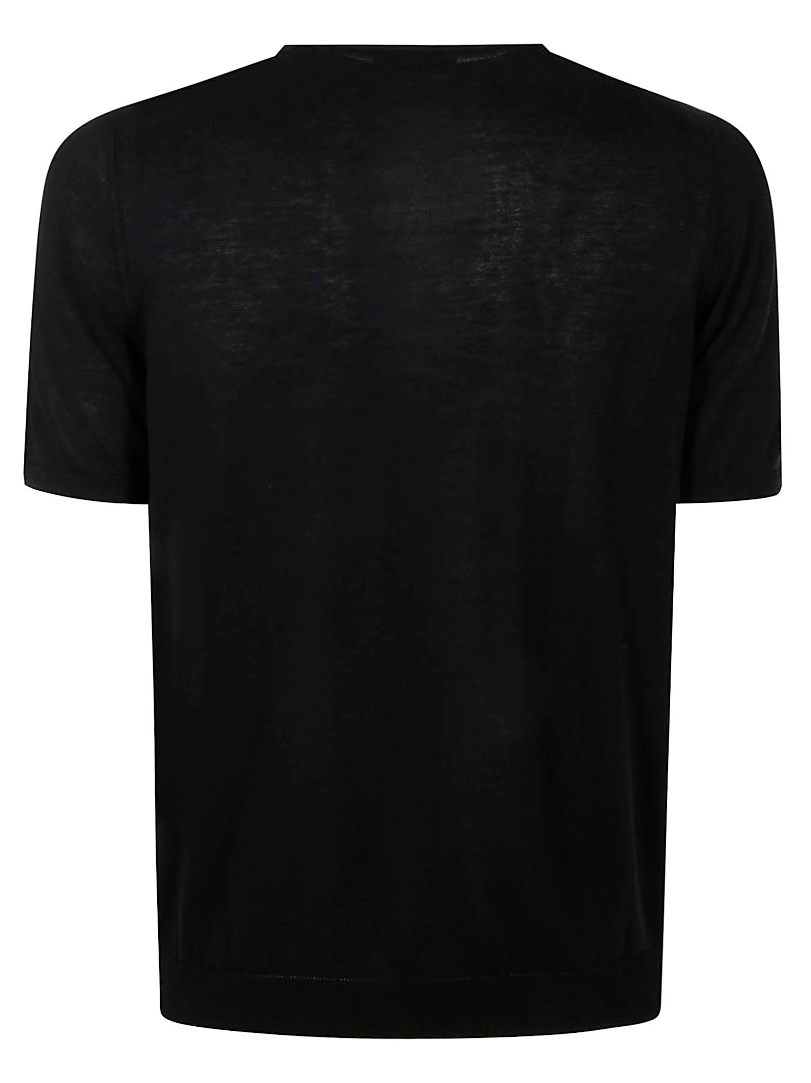 Roundneck Ss Black Sweater