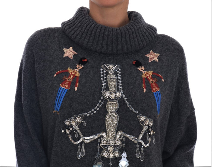 Dolce & Gabbana 100% Cashmere sweater in gray — view 2