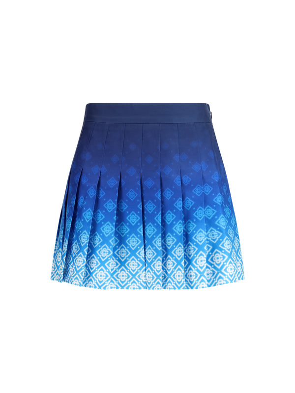 Casablanca 100% Silk skirt in blue
