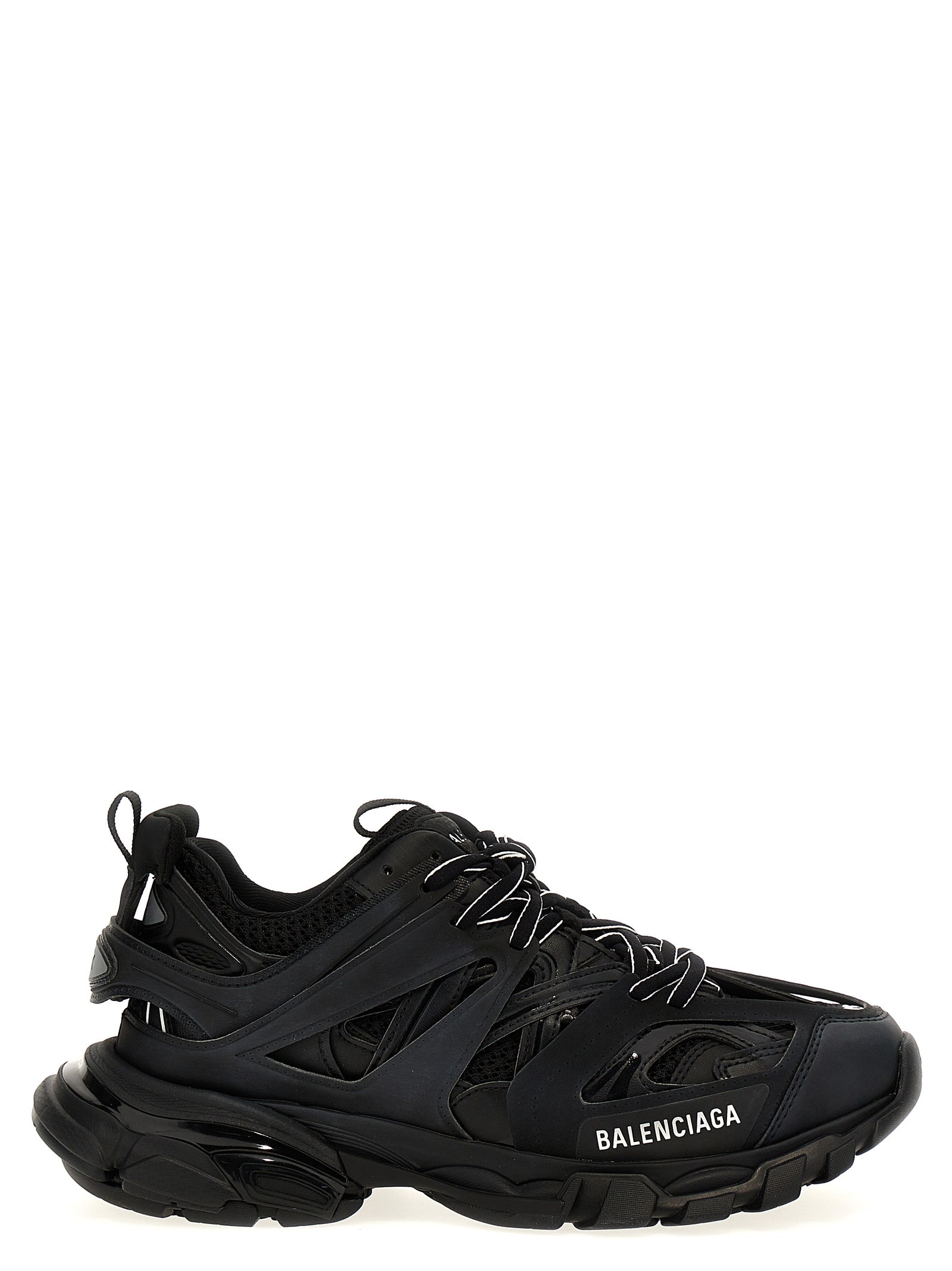 Track sneakers Black Polyurethane Polyester Nylon