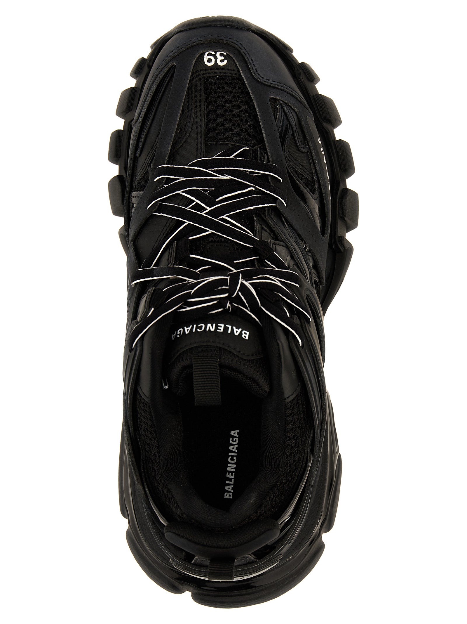 Track sneakers Black Polyurethane Polyester Nylon