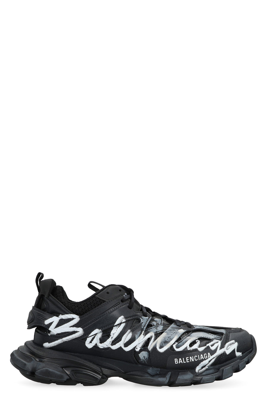 Track Signature Low-Top Sneakers Black Polyurethane; Polyester Trainers