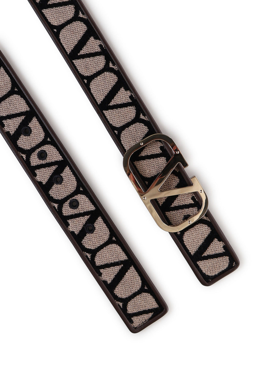 Valentino Garavani Belts Beige, Black Toile Iconographer