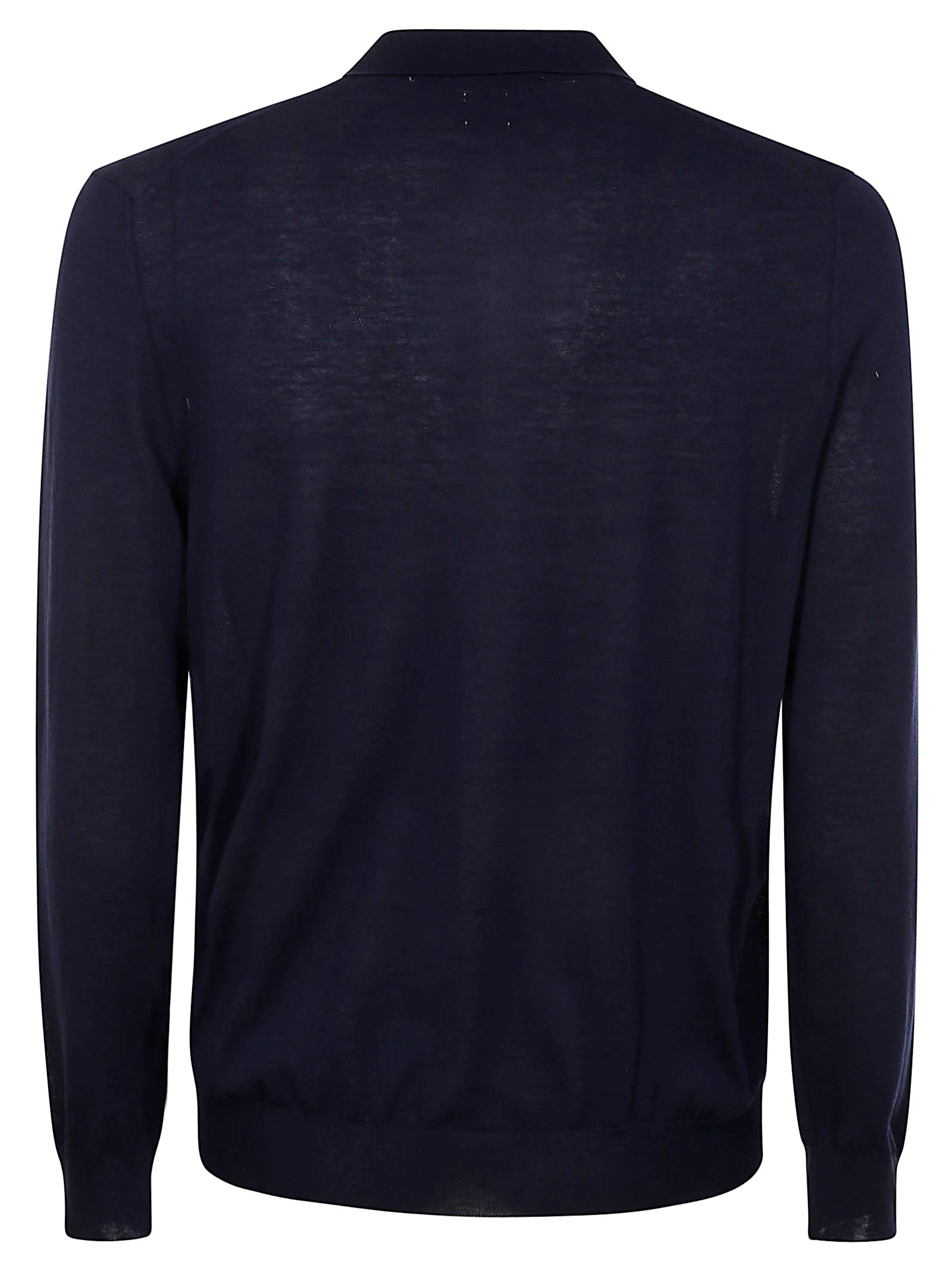 Polo Ls Blue Coton