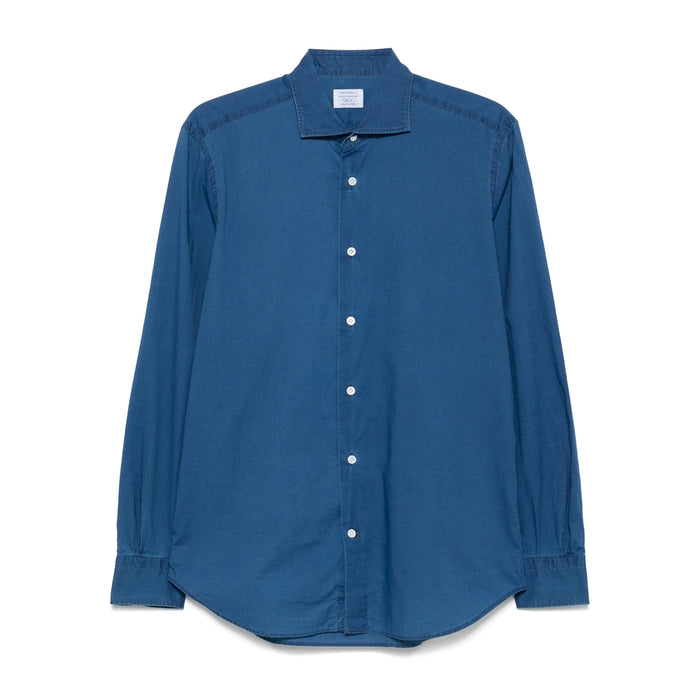 Shirt Mazzarelli Blue Cotton: 100
