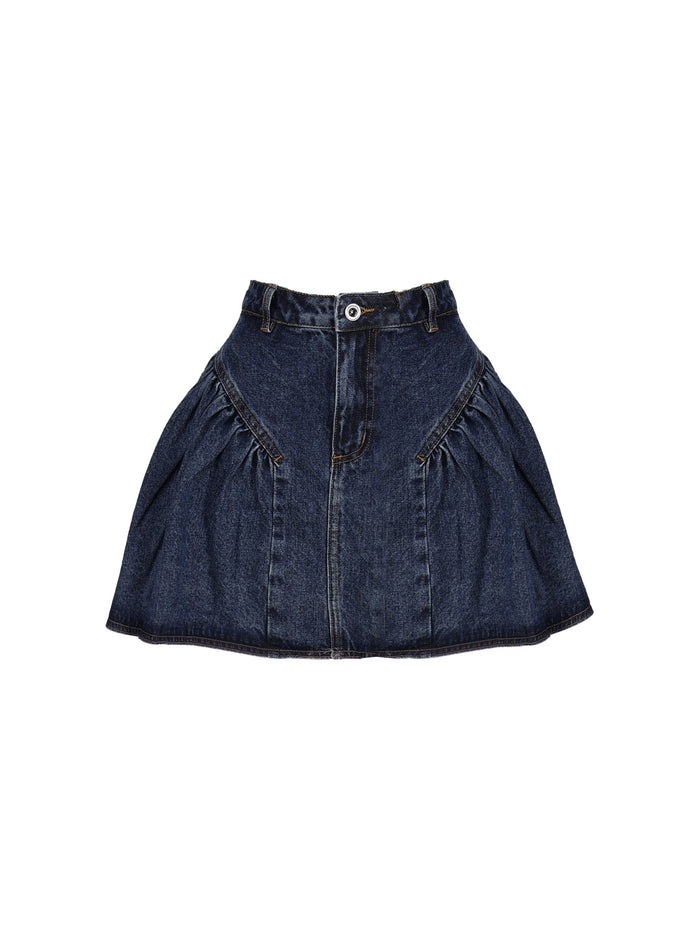 Self-Portrait Skirts Blue Cotton