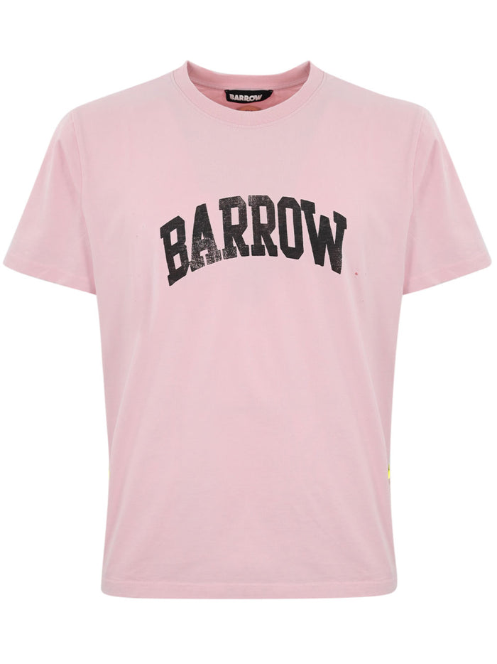 T-shirt In Jersey Pink & Purple Cotton |