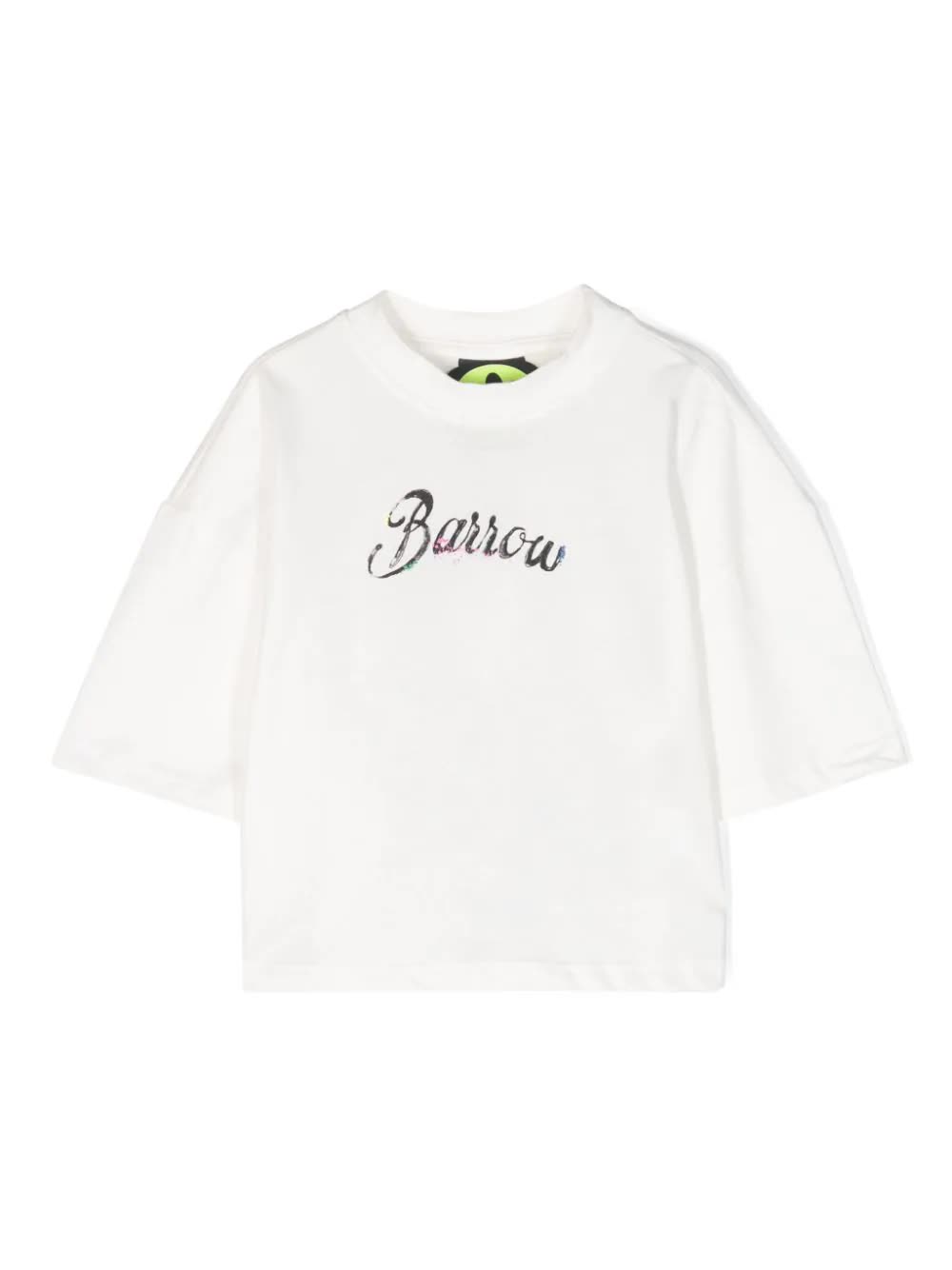 Cropped Jersey T-shirt White Cotton |