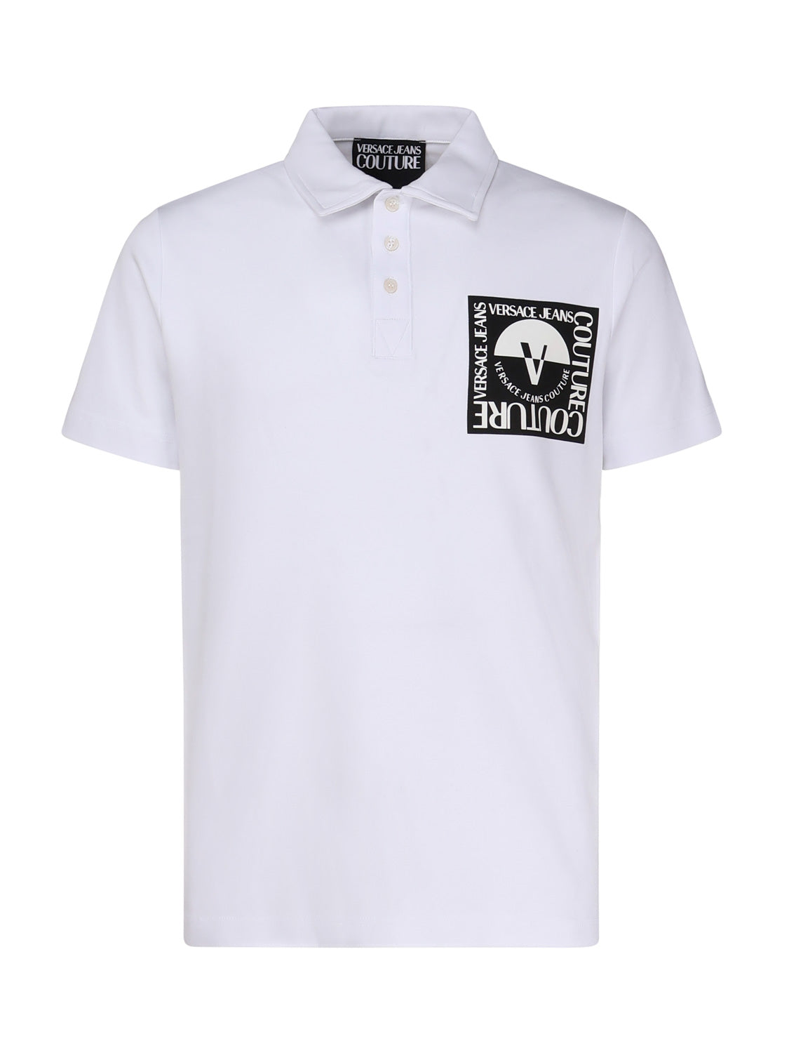 Versace Jeans Couture T-Shirts And Polos White Cotton