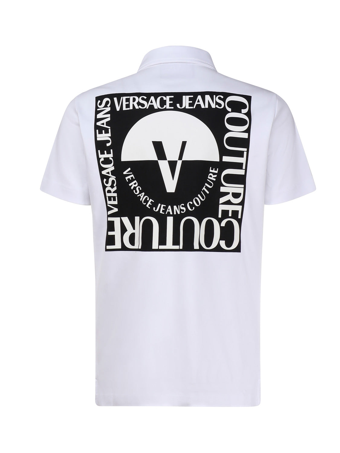 Versace Jeans Couture T-Shirts And Polos White Cotton