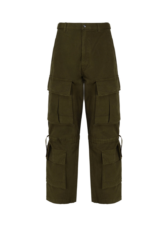 Darkpark Trousers Green Cotton