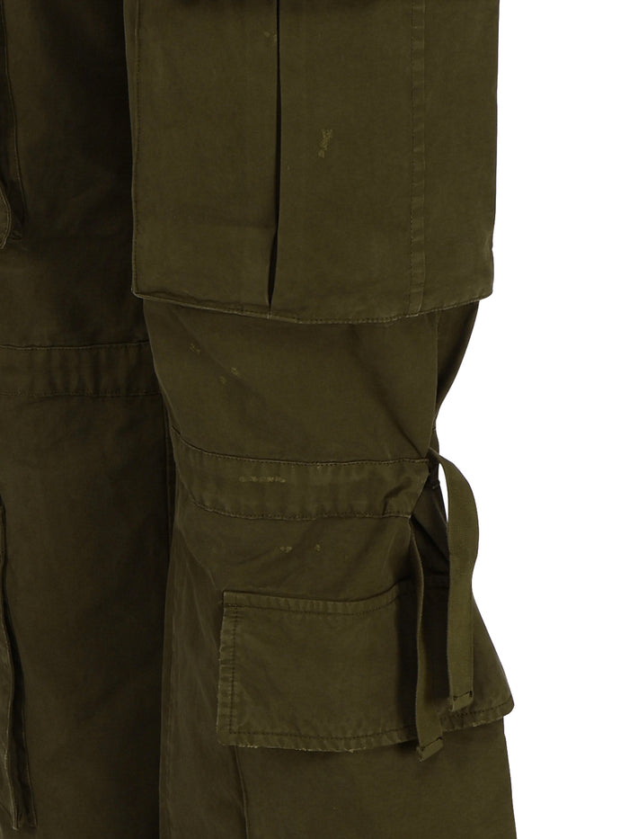 Darkpark Trousers Green Cotton