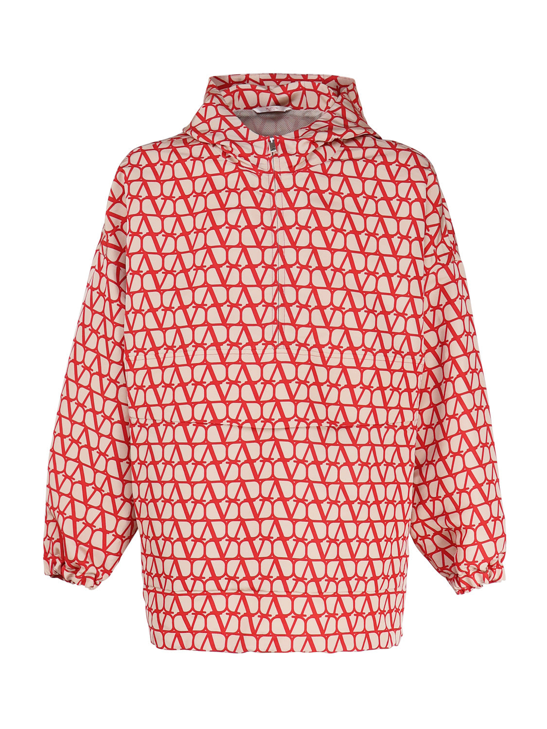 Valentino Garavani Coats Red Silk