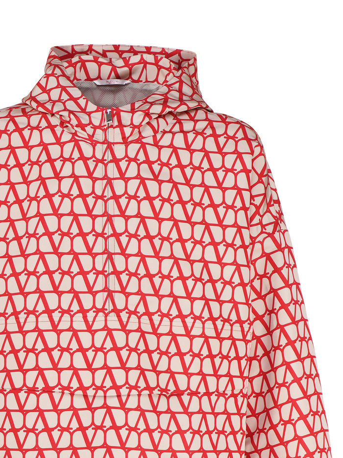Valentino Garavani Coats Red Silk