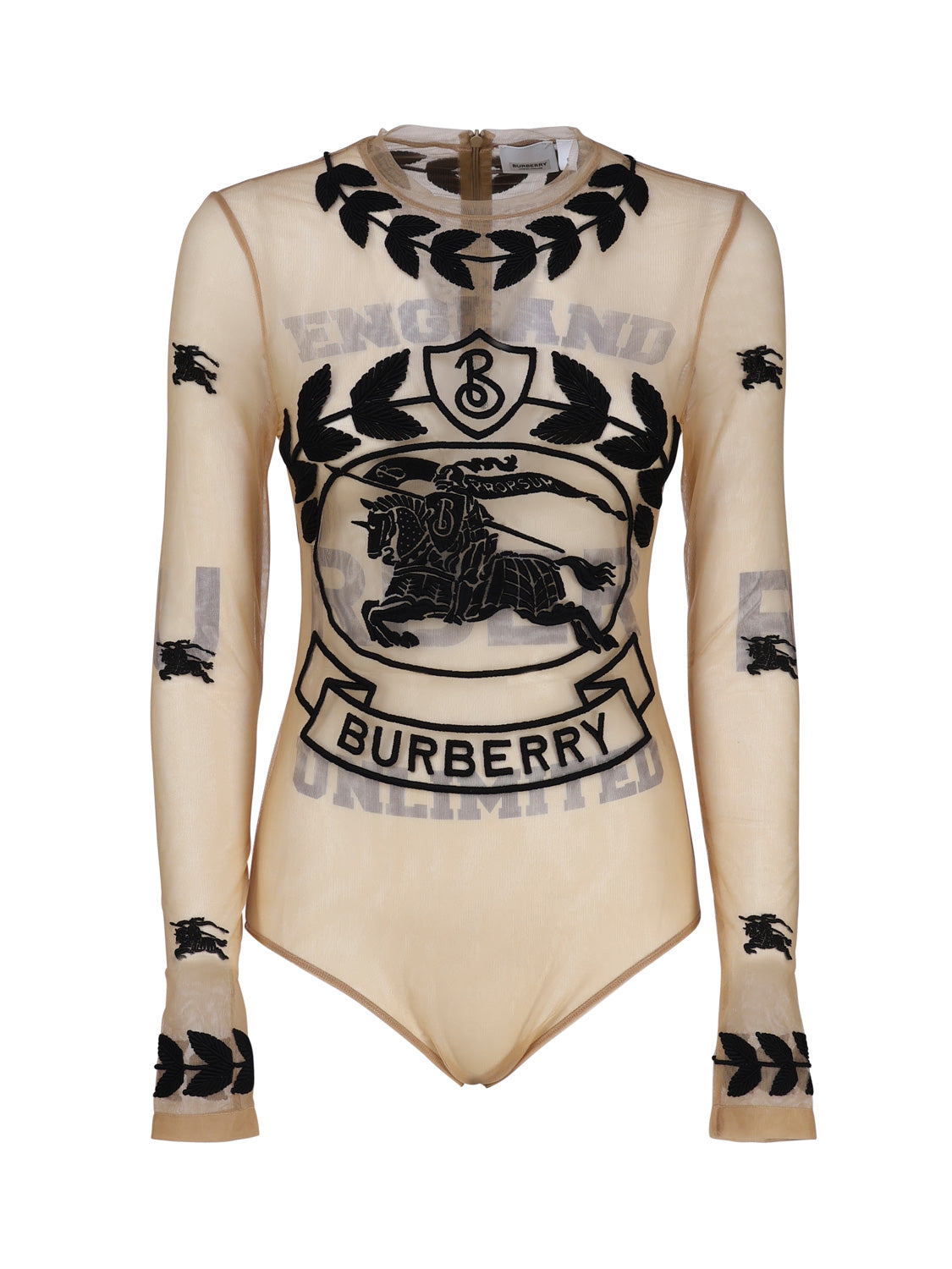 Burberry Top Brown Polyamide
