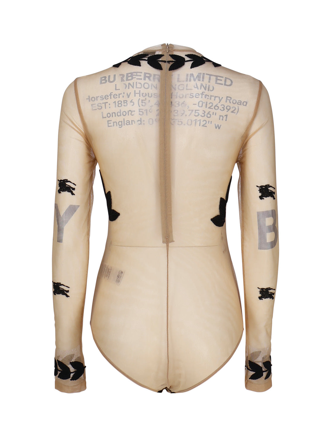 Burberry Top Brown Polyamide