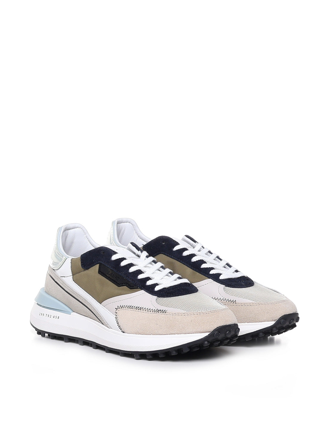 D.a.t.e. Sneakers Army Fabric