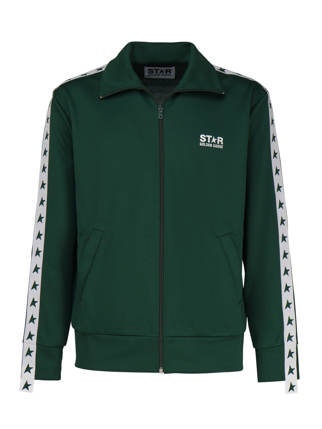 Golden Goose Sweaters Green/ White Polyester