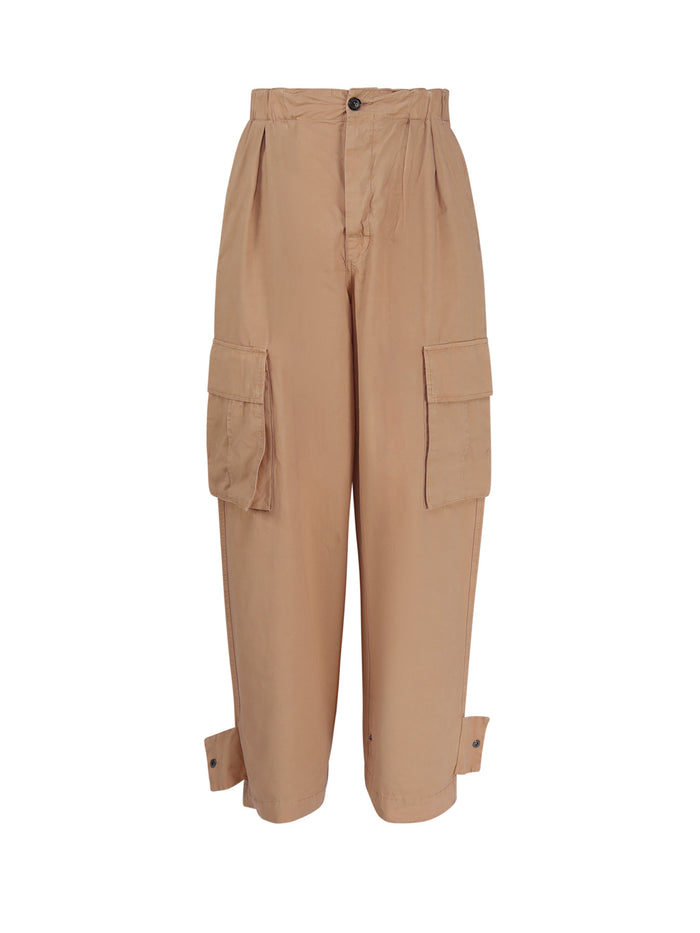 Darkpark Trousers Beige Cotton