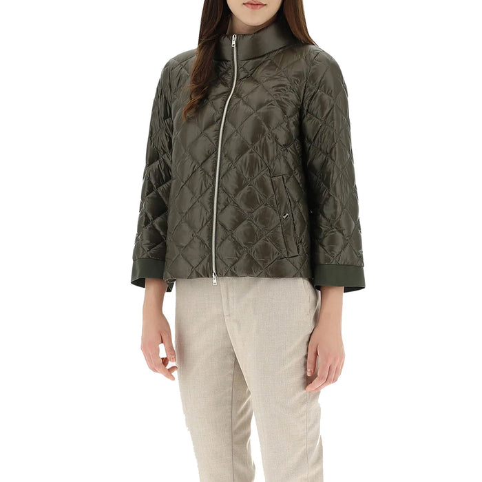 Herno Quilted Jacket Green Polyamide