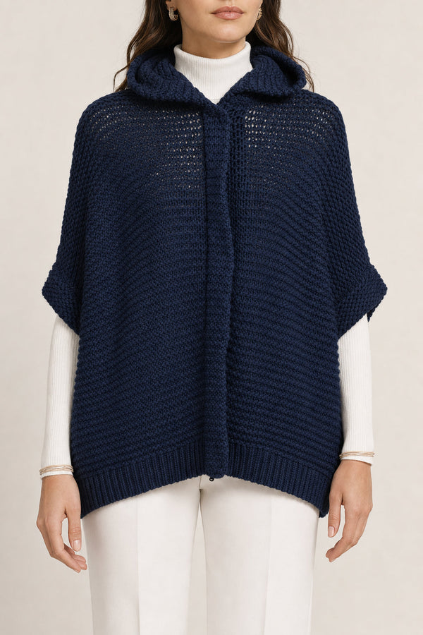 Brunello Cucinelli Womens Dark Navy Knit Sweater