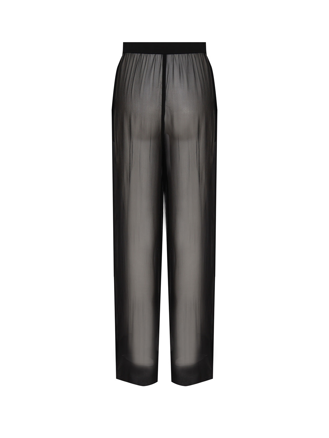 Saint Laurent Trousers Black Silk