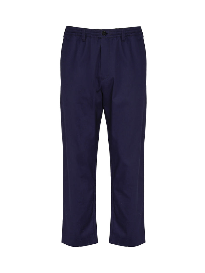 Marni Trousers Blue Cotton