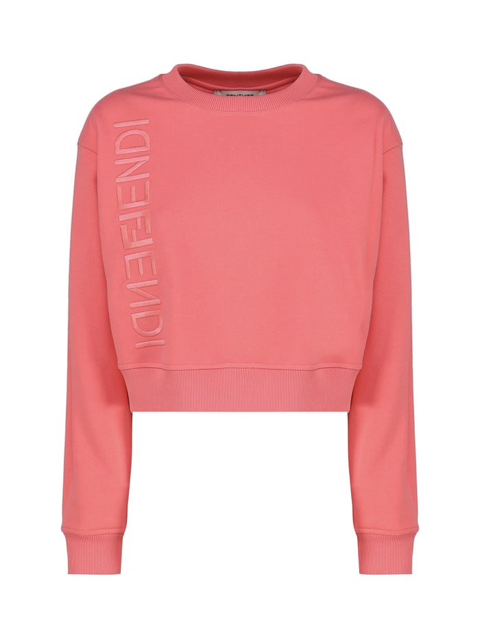 Fendi Sweaters Pink Cotton