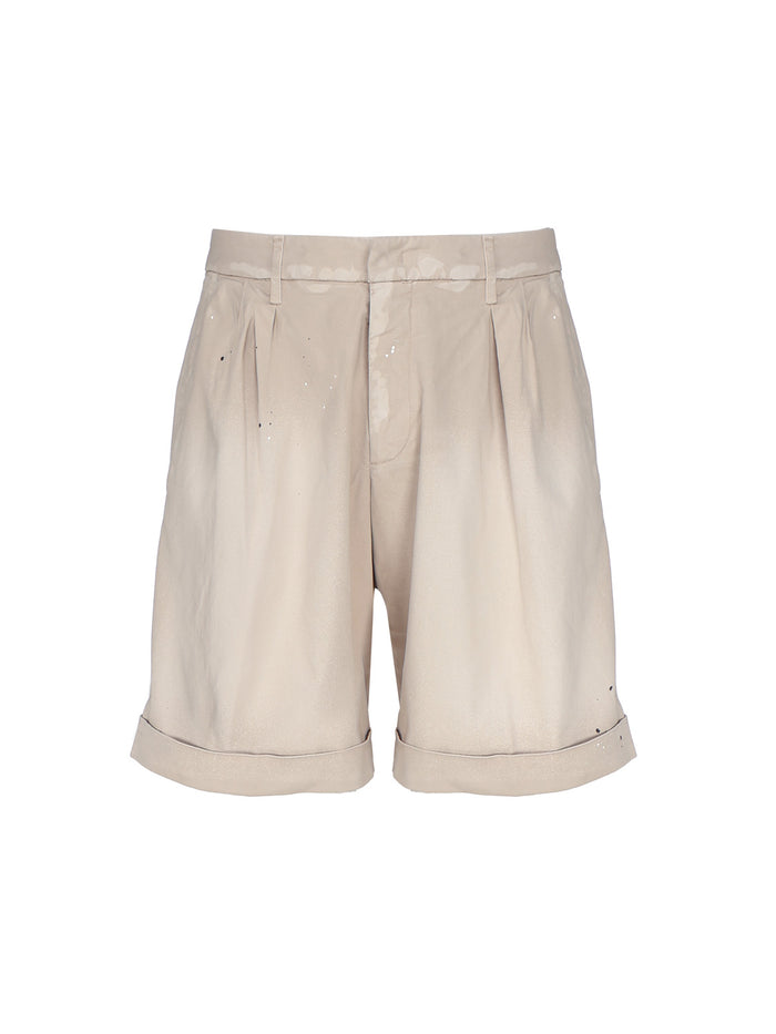 Dondup Shorts Beige Cotton