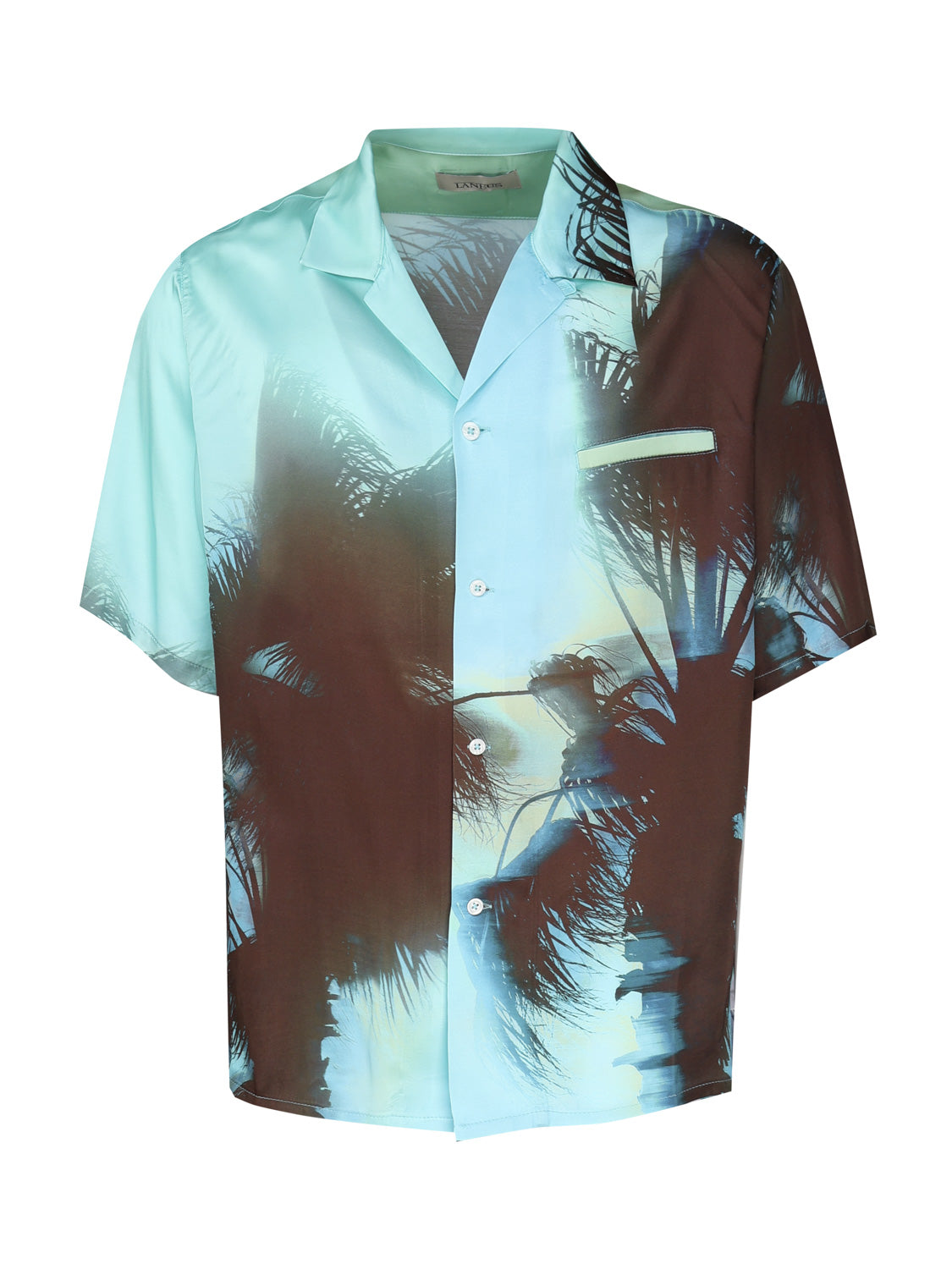 Laneus Shirts Blue Viscose