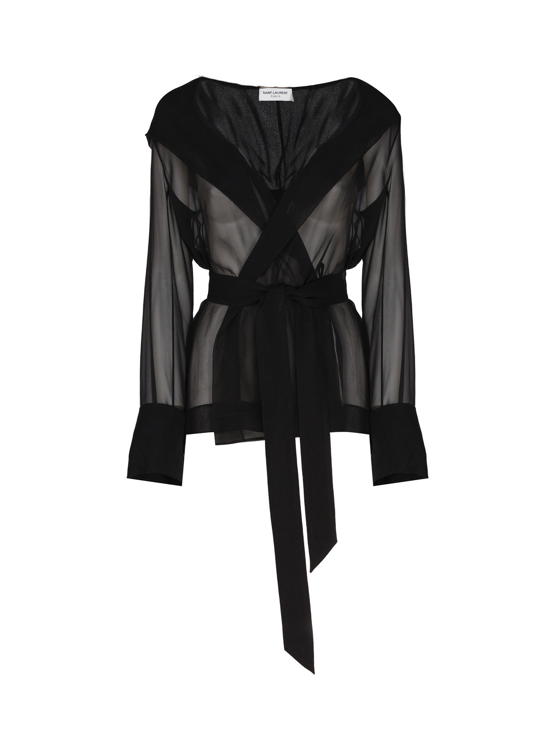 Saint Laurent Jackets Black Silk