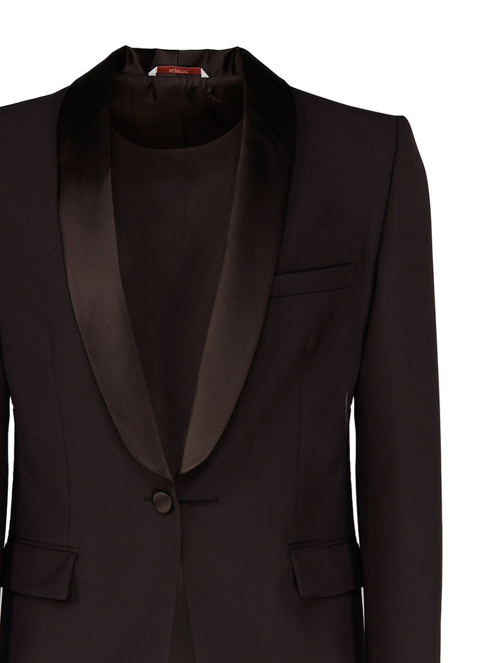 Valentino Garavani Jackets Brown Wool