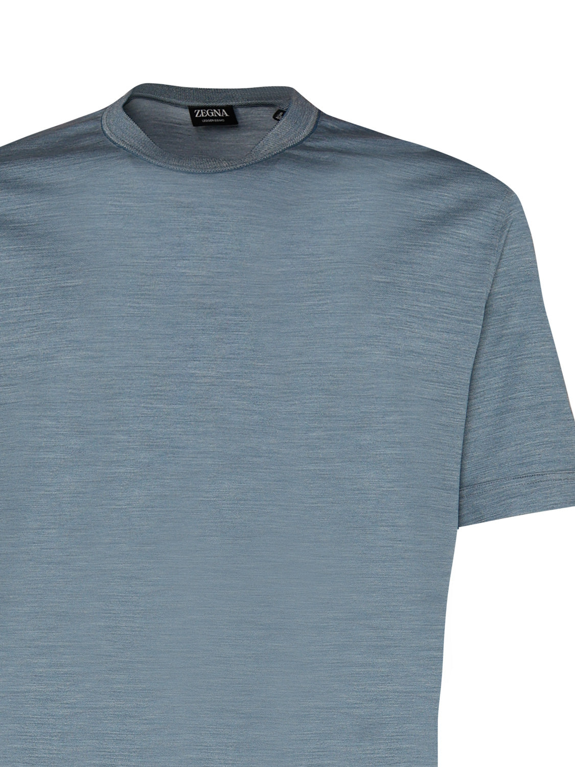 Zegna T-Shirts And Polos Grey Cotton