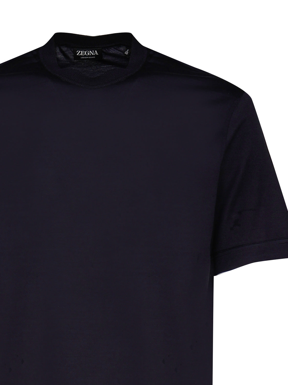 Zegna T-Shirts And Polos Blue Cotton