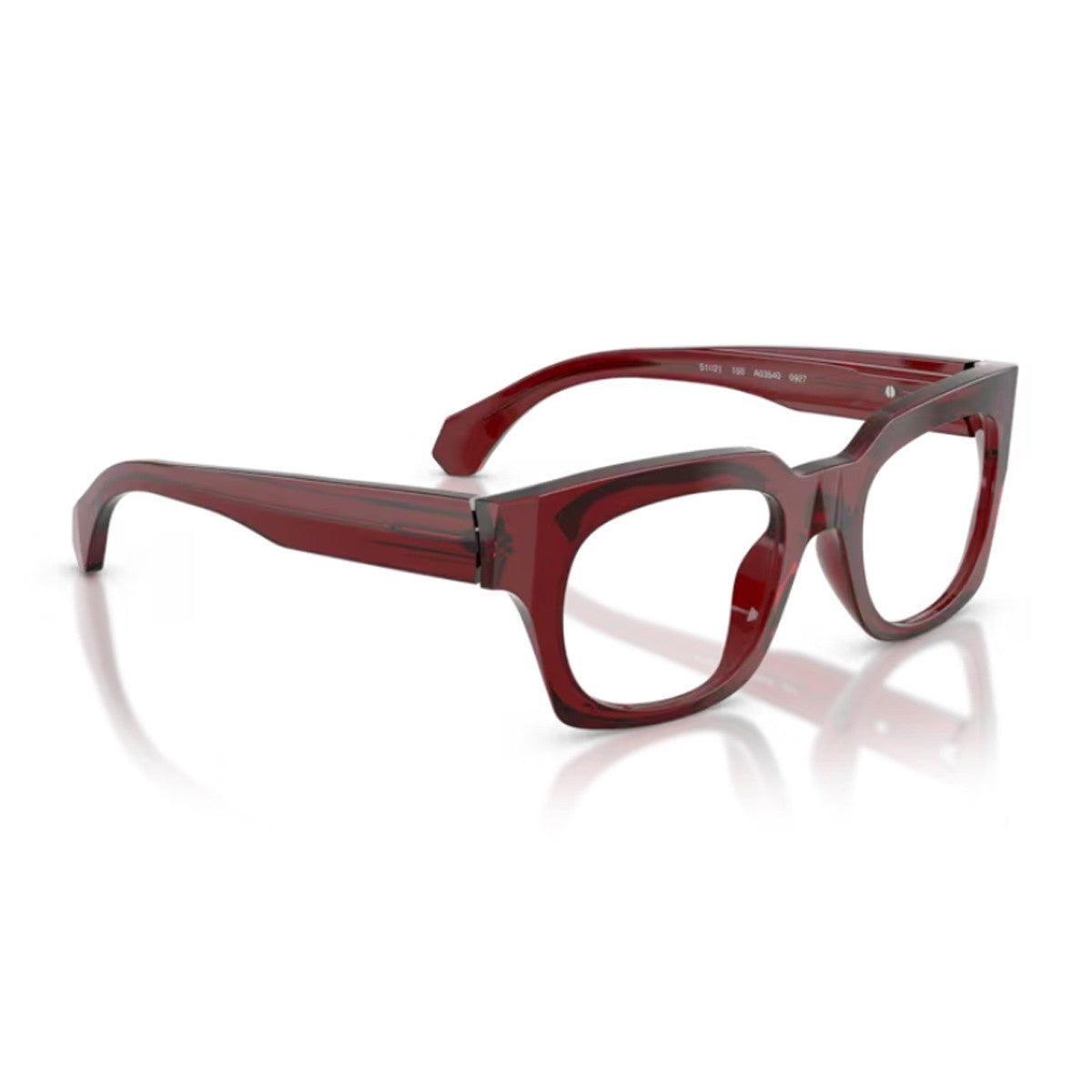 Alain Mikli A03540 Transparent Bordeaux Acetato Sunglasses