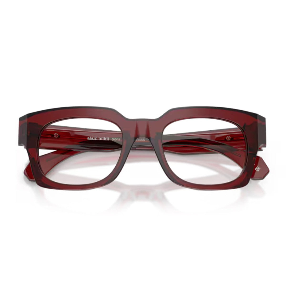 Alain Mikli A03540 Transparent Bordeaux Acetato Sunglasses