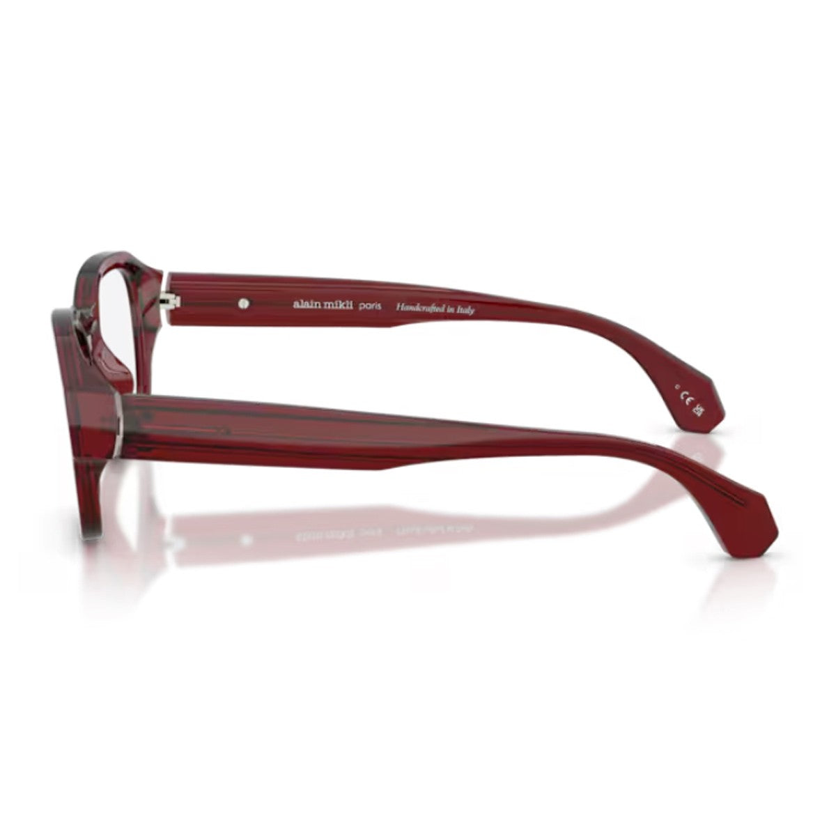 Alain Mikli A03512m Transparent Bordeaux Acetato Sunglasses