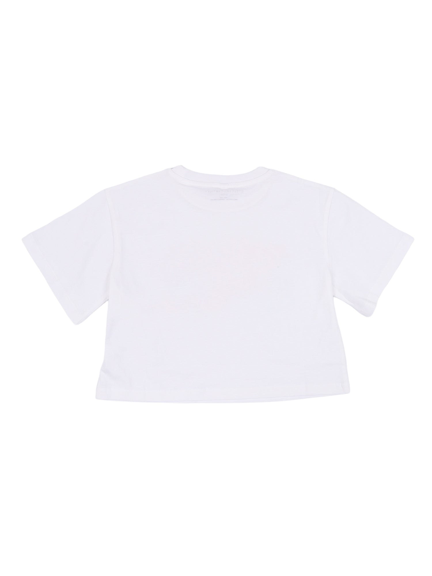 T-SHIRT-TOP White Cotton Short Sleeves T-shirt