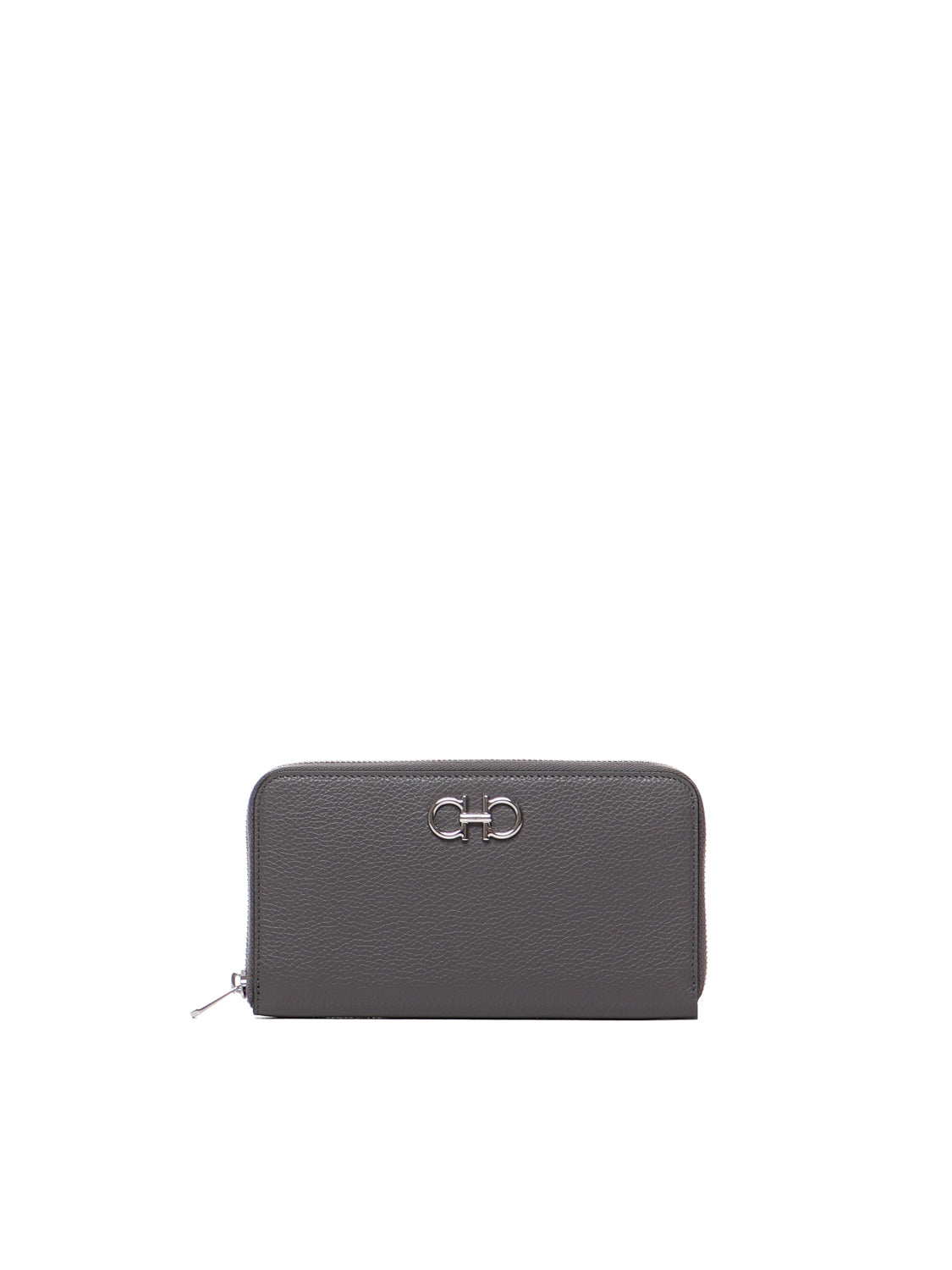 Ferragamo Wallets Grey Calfskin