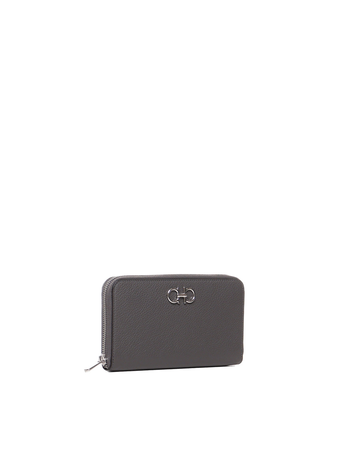 Ferragamo Wallets Grey Calfskin
