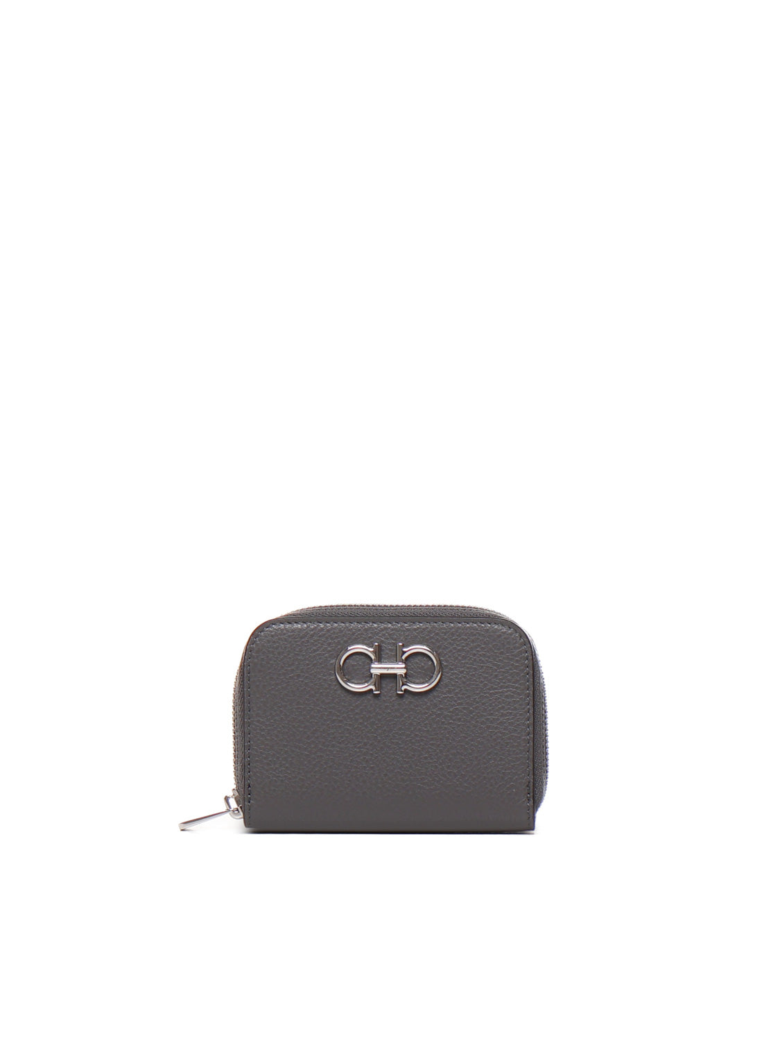 Ferragamo Wallets Grey Calfskin
