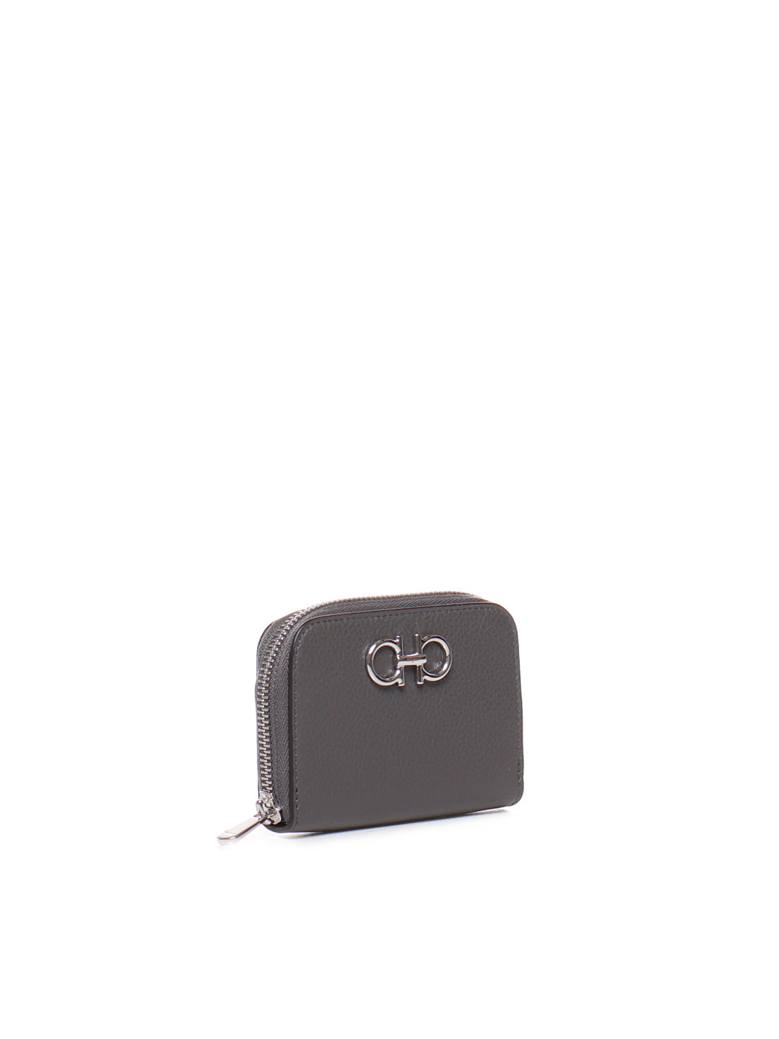 Ferragamo Wallets Grey Calfskin