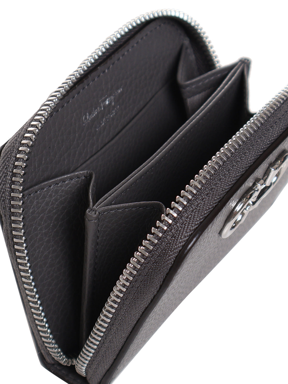 Ferragamo Wallets Grey Calfskin