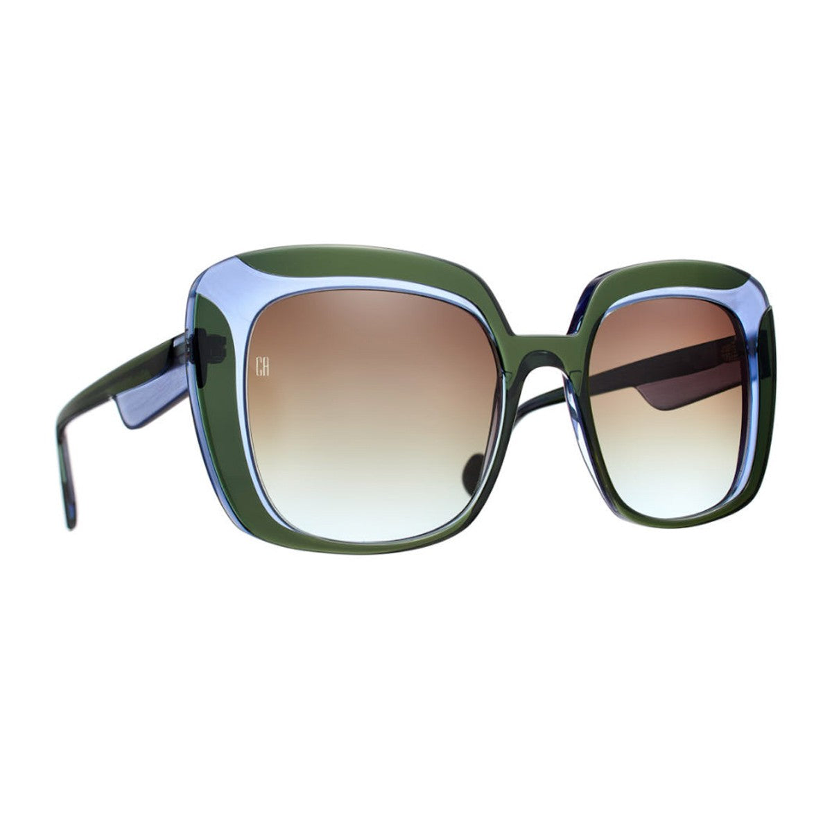 Caroline Abram Ocilia Green Acetato Sunglasses