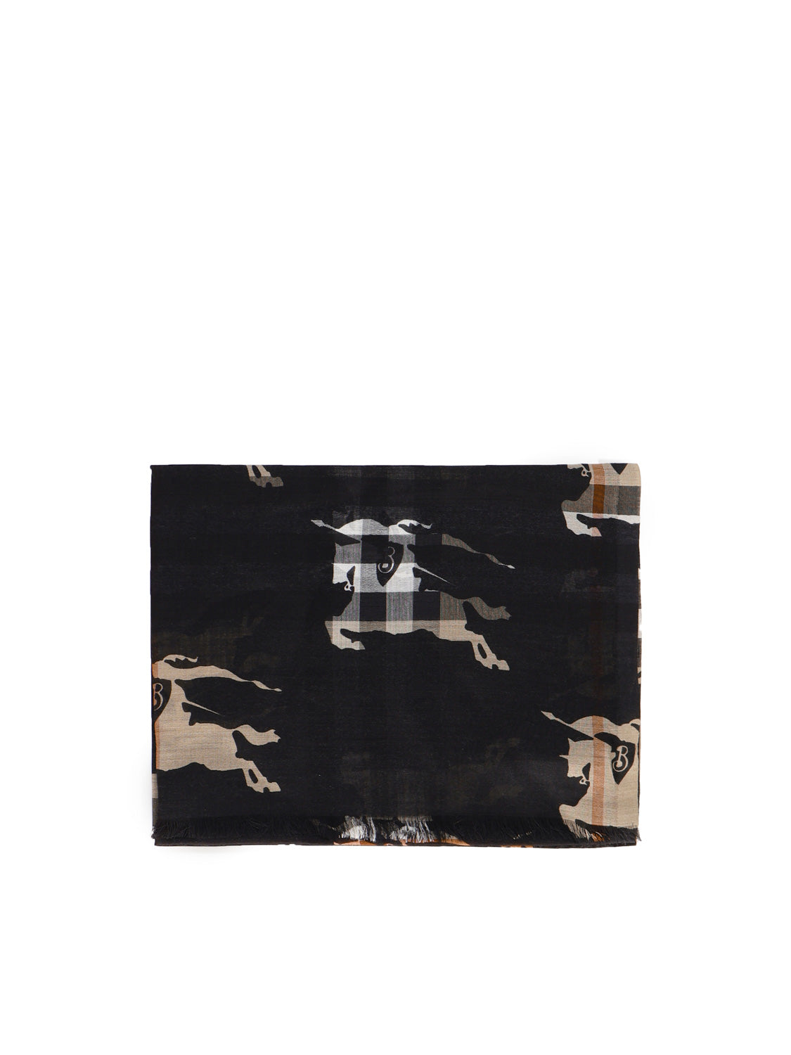 Burberry Scarfs Archive Beige/black Wool