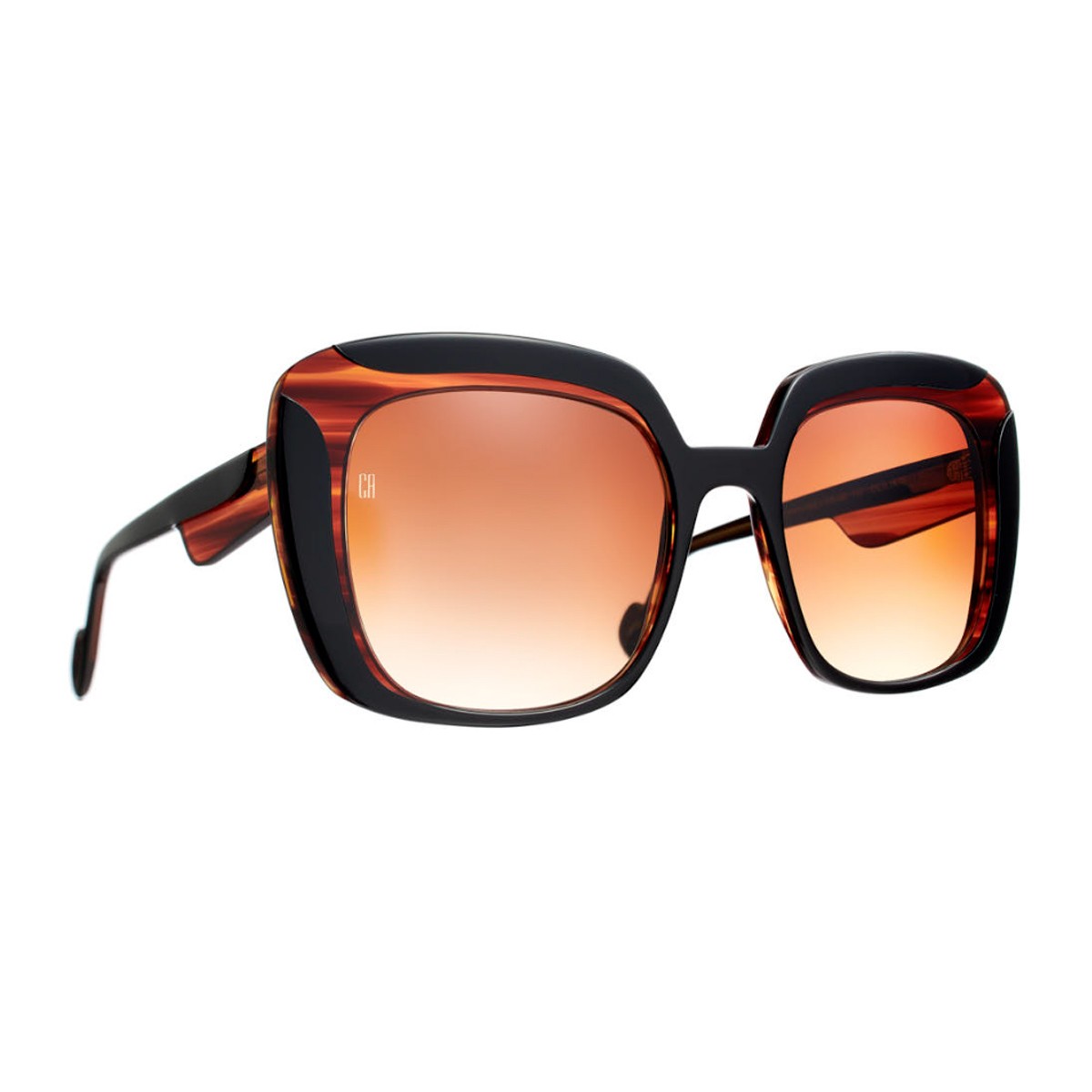 Caroline Abram Ocilia Black Acetato Sunglasses